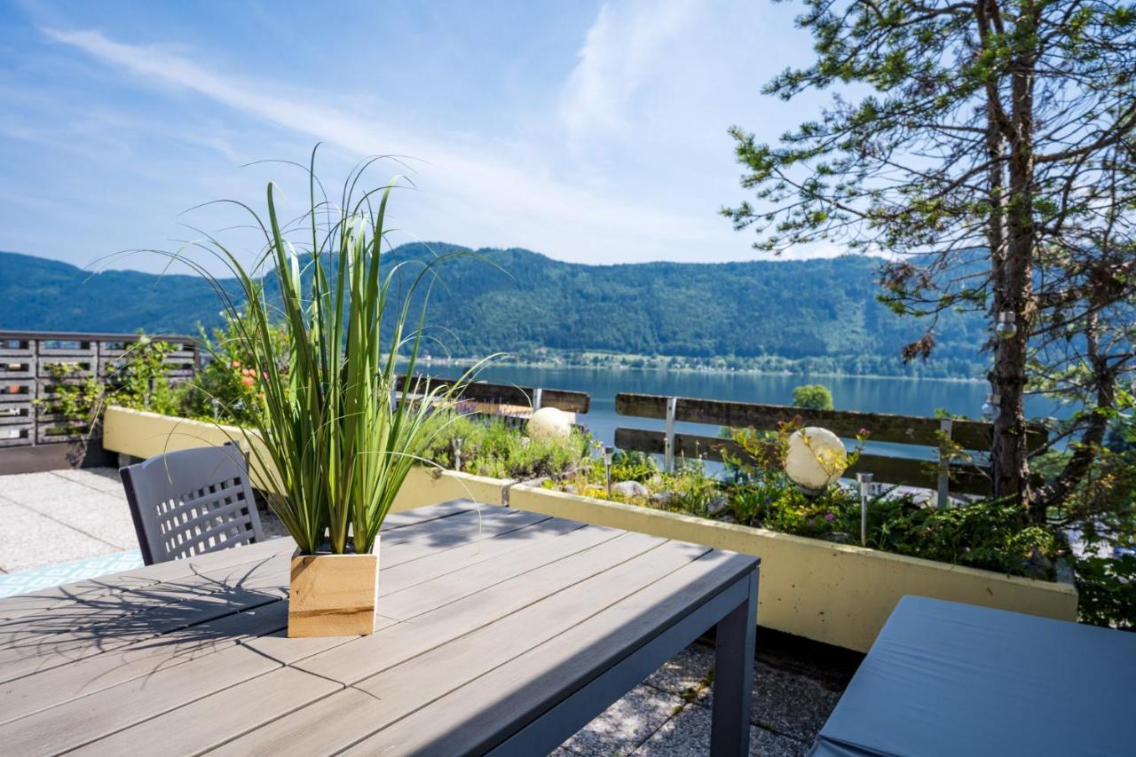 Wohnung Seeblick Sattendorf Exterior foto